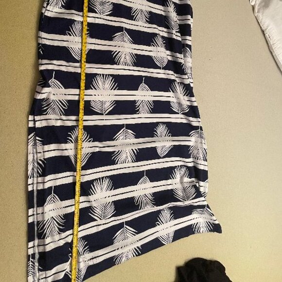 LANDS END SUMMER MAXI TANK DRESS 💎HOST PICK 💎 PALM PRINT EUC XL COTTON - Picture 13 of 14